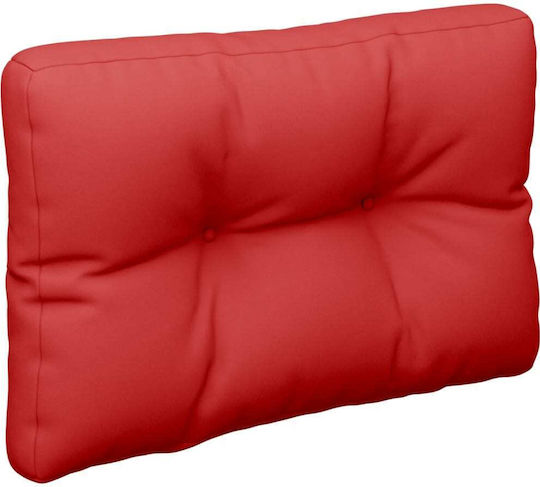 vidaXL Sitzbank-Kissen Palette Rot - Rot 40x60cm