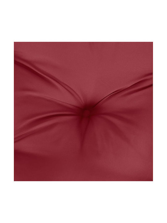 vidaXL Waterproof Bench Cushion Palette Burgundy 40x50cm