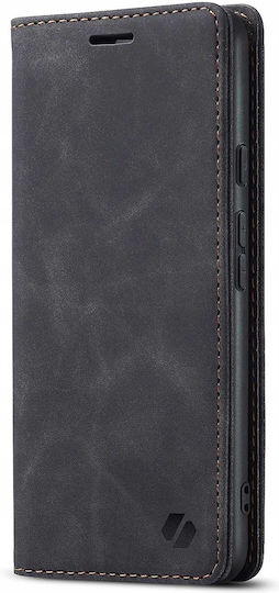 Spacecase Wallet Изкуствена кожа Черен (Google Pixel 8a)