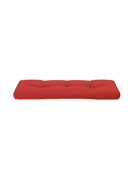 vidaXL Bench Cushion for Pallet Red 40x120 cm
