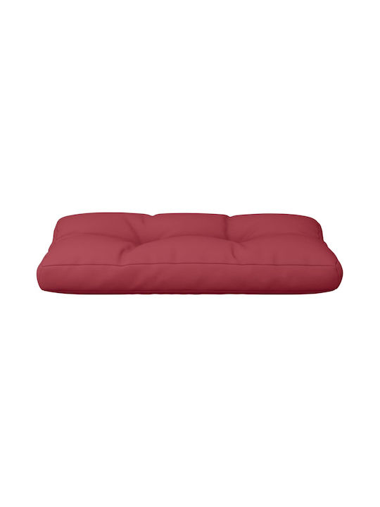 vidaXL Wasserdichtes Sitzbank-Kissen Palette Burgundisch 40x80cm