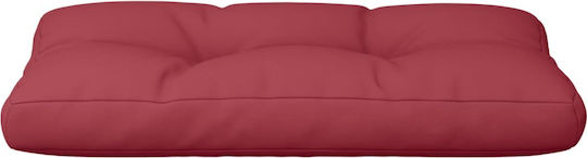 vidaXL Pernă Waterproof Pentru Bancă Perne Pentru Scaune De Grădină Burgundy Roșie 40x80cm