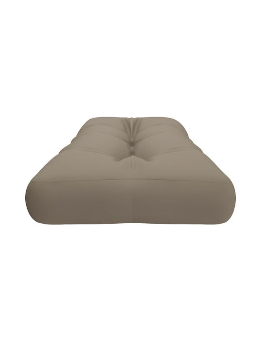 vidaXL Wasserdichtes Sitzbank-Kissen Palette Beige-Grau 40x120cm