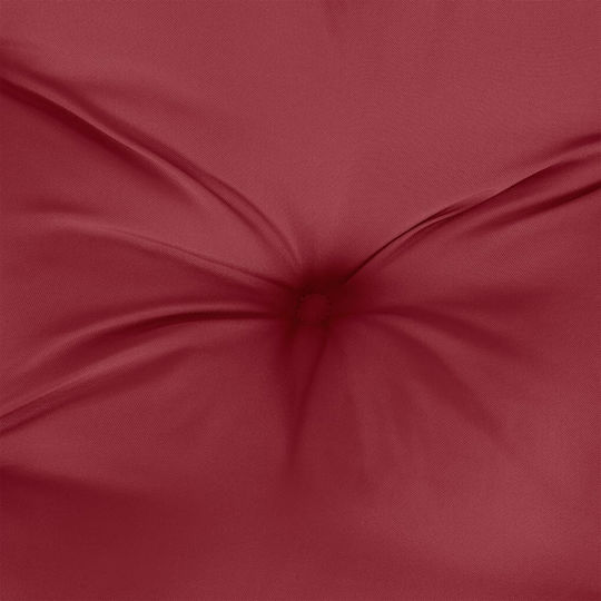 vidaXL Pernă Waterproof Pentru Bancă Perne Pentru Scaune De Grădină Burgundy Roșie 40x80cm