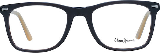 Pepe Jeans Elliott Bărbați Plastic Rame Ochelari Maro PJ3431-C2