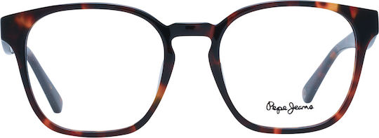 Pepe Jeans Bărbați Plastic Rame Ochelari Maro PJ3514-106