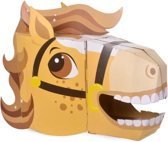 Fiesta Crafts Οριγκάμι Κατασκευή 3d Μάσκα Κράνος Άλογο Fiesta για Παιδιά 5+ Ετών