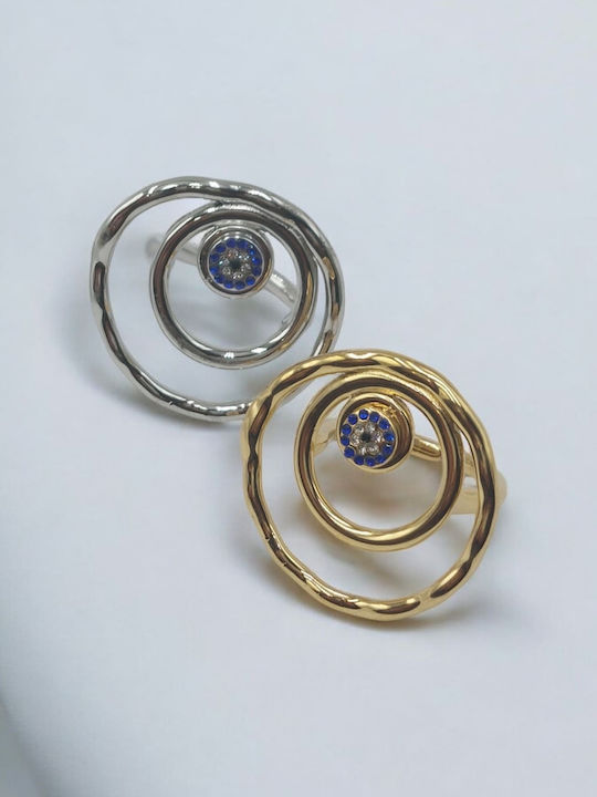 Ring made of Steel Gold Plated