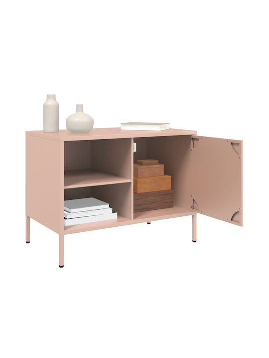 TV-Ständer Metall Rosa M68xT39xH50.5cm