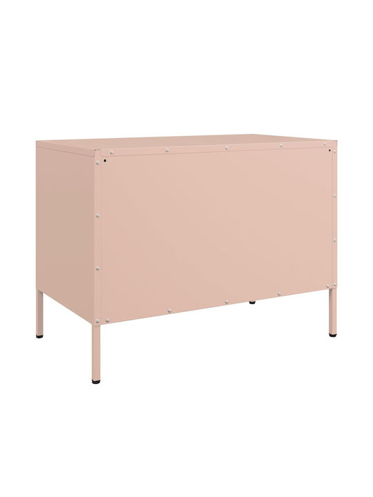 TV-Ständer Metall Rosa M68xT39xH50.5cm