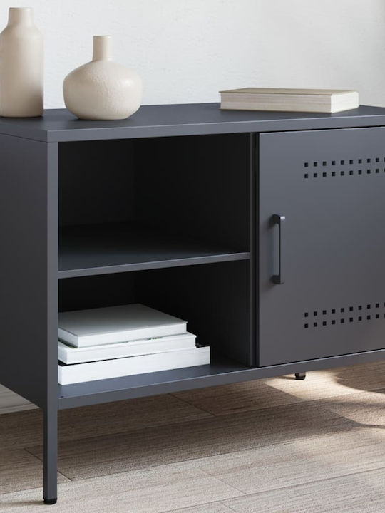 Metal TV Stand Anthracite M68xD39xH50.5cm