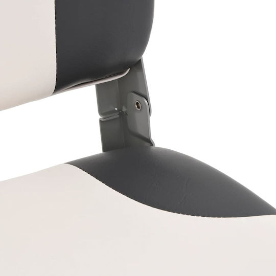 Boat Seat Set 2 Pieces Low Back Folding Straps 3284293