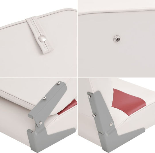 Boat Seat Set of 2 Pieces High Back Folding 3284319