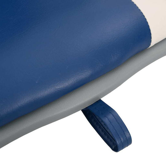 Folding Boat Seat 2 Pieces Blue White 48x51x41 cm 3284280