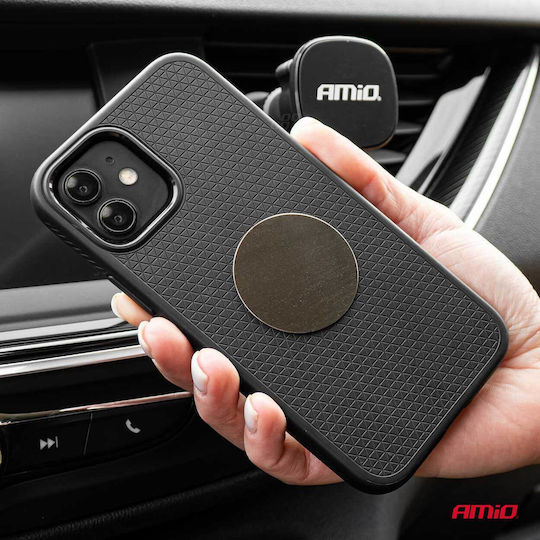 AMiO Suport Auto pentru Telefon cu magnet Neagră