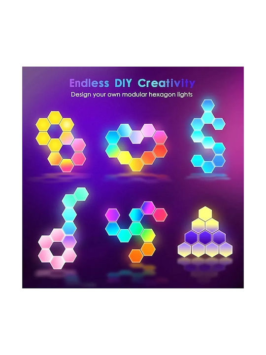 Smart Decorative LED RGB Hexagon Light