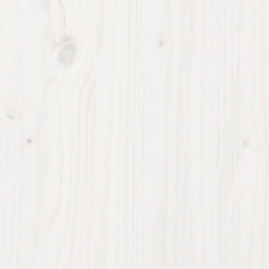 Holz Kinderbett Koje Einzeln Weiß für Matratze 90x200cm