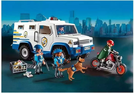 Playmobil Action Heroes Cash Transport Vehicle for 4-10 years old