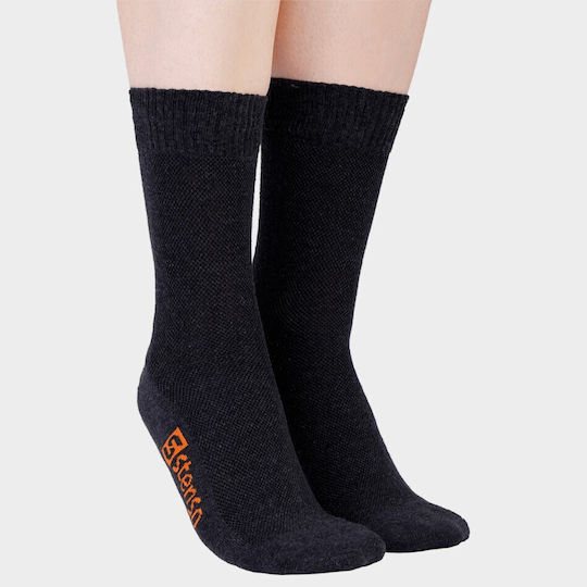 Stenso SUMMER LONG Long Hunting Socks Cotton in Black color