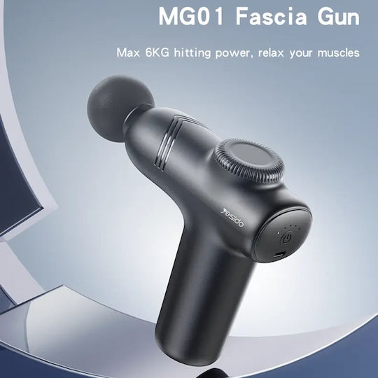 Yesido Gun Massage for the Body with Vibration Black