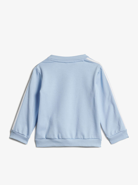 Essentials 3-Stripes Kinder Sweatpants Set Hellblau 3Stücke
