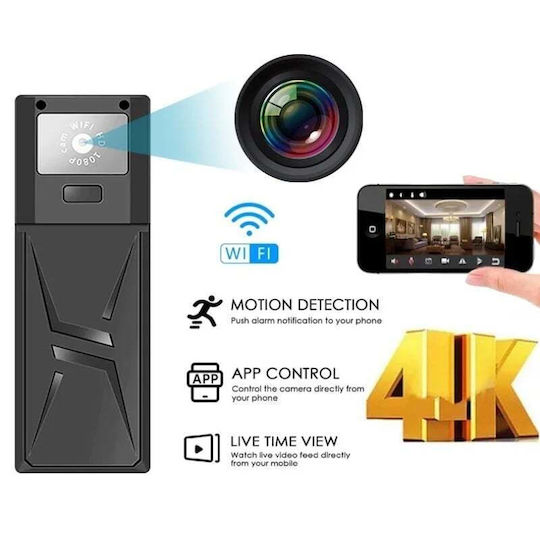 Скрита камера WiFi 8MP със Слот за Карта Памет
