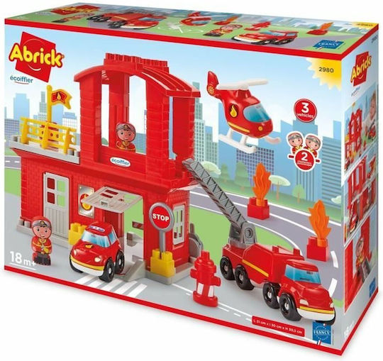 Ecoiffier Pistă Stație De Pompieri Pentru 3+ Ani