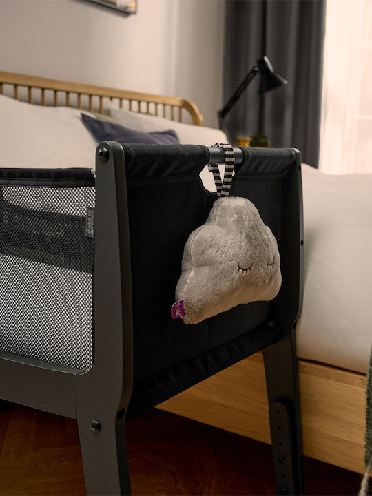 Snuz Λίκνο Snuzpod Studio Brooklyn με Στρώμα και Πλαϊνό Άνοιγμα Graphite