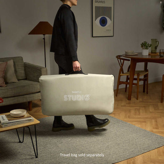 Snuz Люлка Snuzpod Studio Brooklyn с Матрак и Странично Отваряне Графит