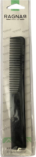 Ragnar Barber Line Χτένα Μαλλιών Μαύρη 19.5cm