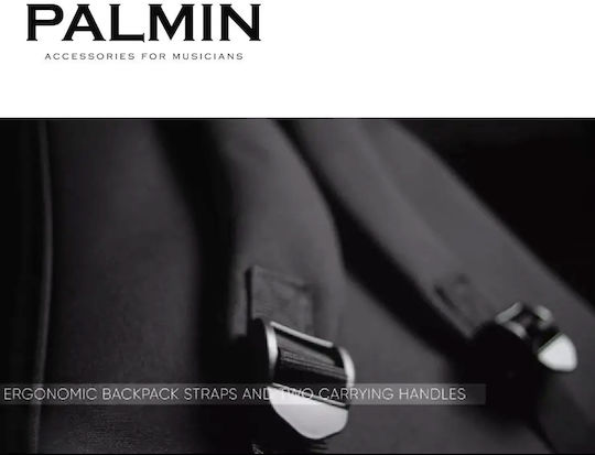 Palmin Αδιάβροχη Βαλίτσα Κλασικής Κιθάρας με Επένδυση Γκρι