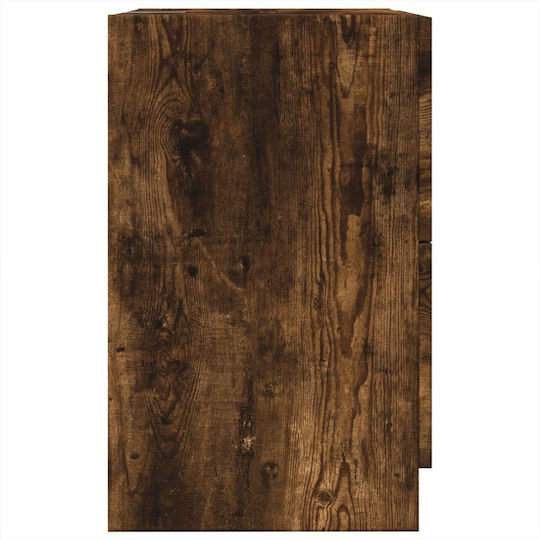 vidaXL Waschtisch mit Waschbecken L40xB37xH59cm Coffee