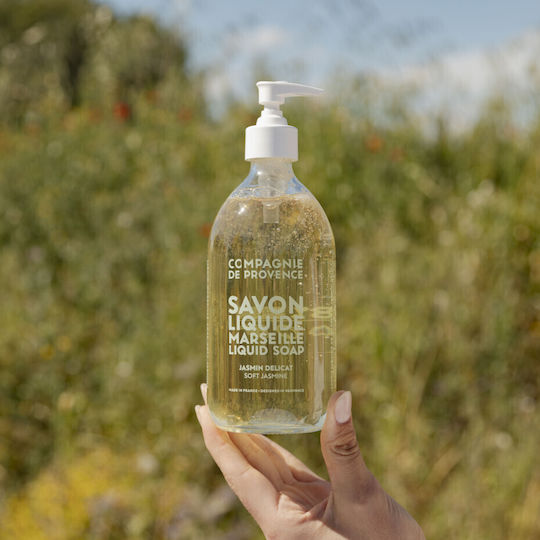 Compagnie De Provence Soft Jasmine Extra Pur Marseille Oil for Shower with Almond and Jasmine Scent 495ml