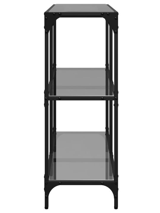 Konsole Black Velvet-Black Metal L98xB30xH81cm