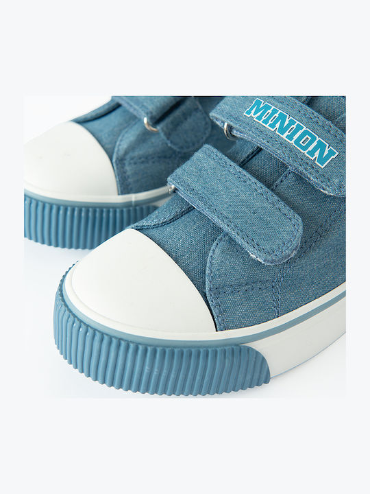 Minions Παιδικά Sneakers με Σκρατς Μπλε