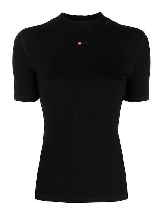 Women's Blouse Short Sleeve Black