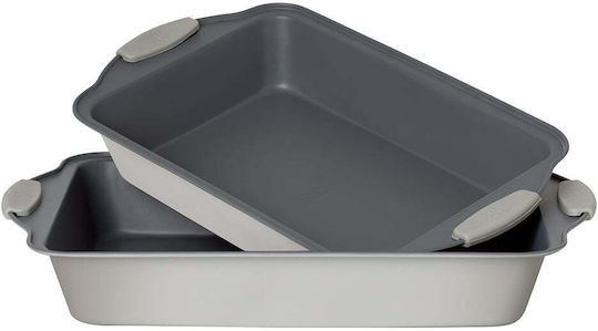 Berlinger Haus Baking Pan Made of Stainless Steel with Non-Stick Interior Coating 23x36cm 2 Pieces