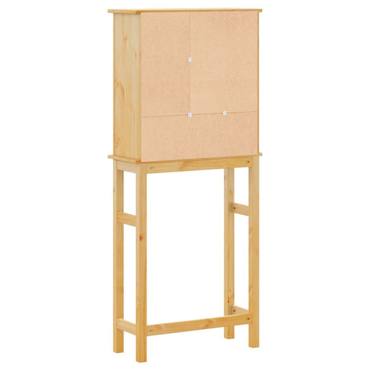 vidaXL Badezimmerschrank Wäscherei B85xT29xH165cm Braun