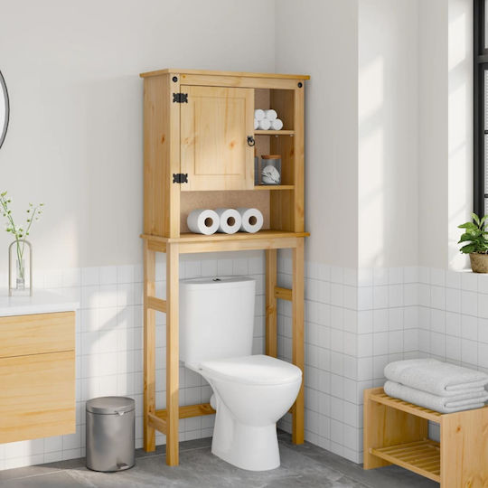 vidaXL Badezimmerschrank Wäscherei B85xT29xH165cm Braun