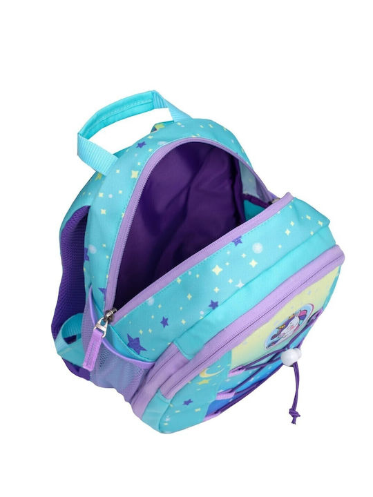 Belmil Kiddy School Backpack Kindergarten with Water Bottle Holder Light Blue 6.5 Litres 20 x 15 x 23 cm