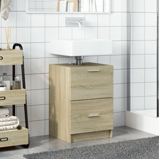 vidaXL Waschtisch ohne Waschbecken L40xB37xH59cm Oaks