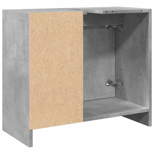 vidaXL Countertop without Sink L63xW29xH55cm Gray