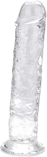 Loving Joy Dildo realist Cu ventuză Transparent 19cm