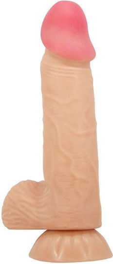 Pretty Love Sliding Skin Ρεαλιστικό Dildo με Βεντούζα Flesh 20.6cm