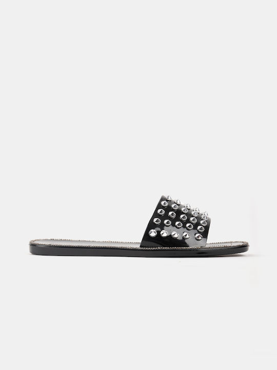 Women's Flat Sandals Black Black