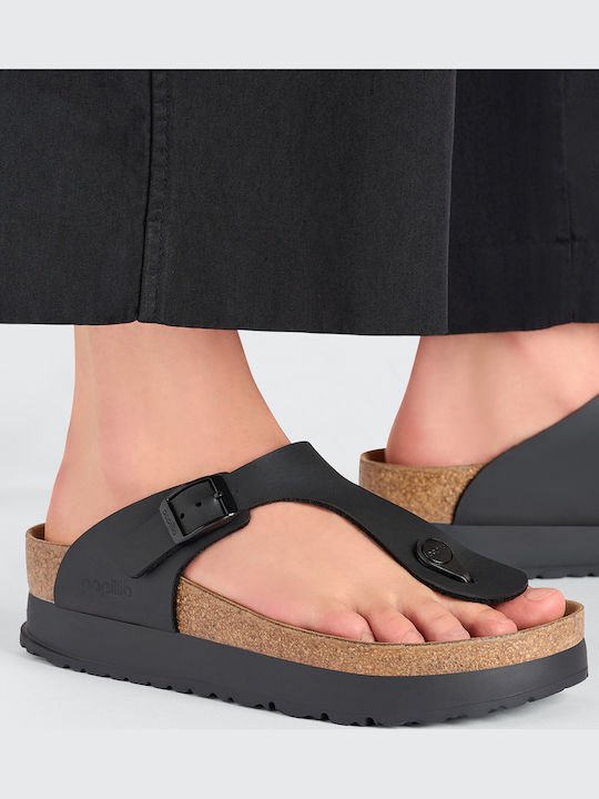 Gizeh' Women's Flat Sandals in Black Color Regular Fit
