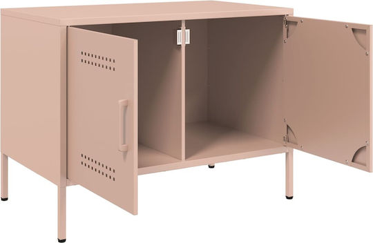 Έπιπλο Τηλεόρασης Μεταλλικό Ροζ Μ68xΠ39xΥ50.5cm 842937