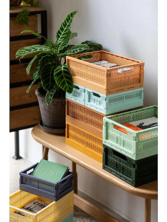 Made Crate Plastic Storage Box with Lid 34x24x13cm 1pcs