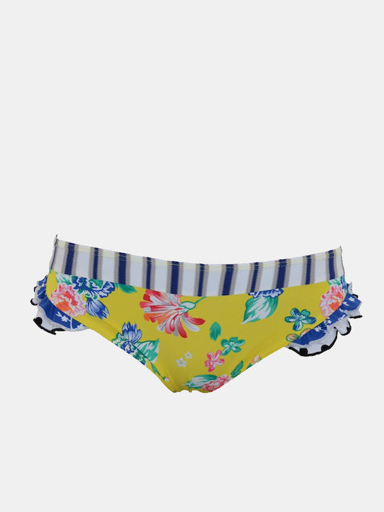 Bikinihosen mit Fransen gestreift Bp 3002 Multicolor