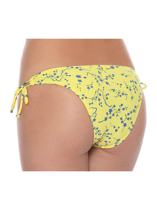 Yellow Floral Bikini Bottoms